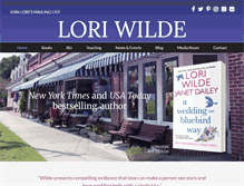 Tablet Screenshot of loriwilde.com